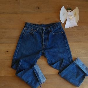 Levi's button fly jeans